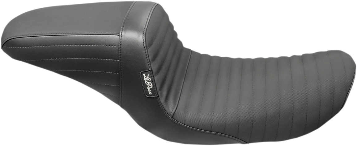 Asiento LE PERA Kickflip - Plisado con cinta de agarre - Negro - FXD '96-'03 LN-591PTGP