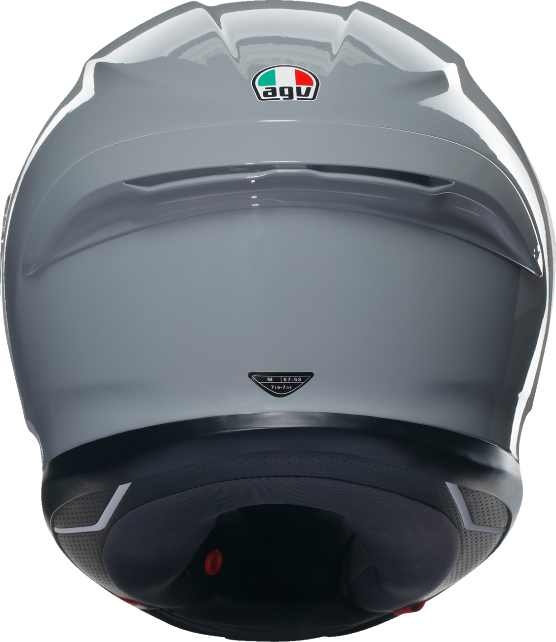 Casco de moto AGV K6 S - Gris Nardo - Mediano 2118395002012M