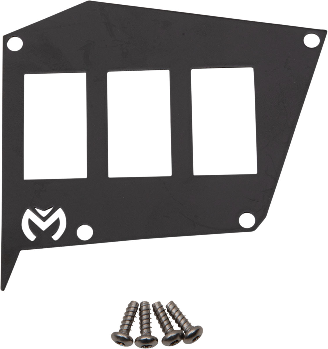 Placa de tablero MOOSE UTILITY - Negra 100-5065-PU