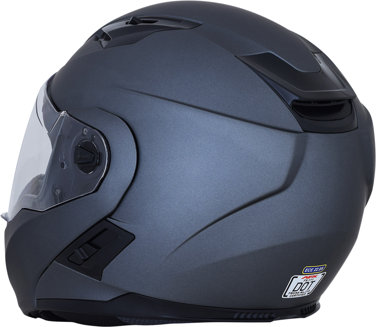 Casco de motocicleta AFX FX-111 - Gris escarcha - Talla grande 0100-1791