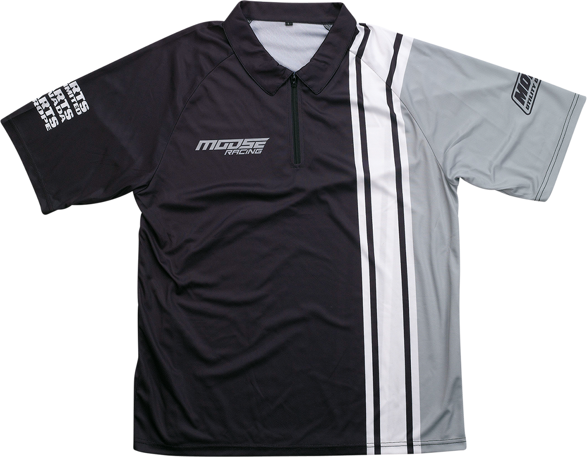Camiseta Moose Pit de MOOSE RACING - Negra - Mediana 3040-3035