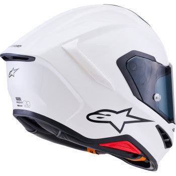 ALPINESTARS Supertech R7 Helmet - 22.06 - Solid - Gloss White - Large 8202126-2180-L