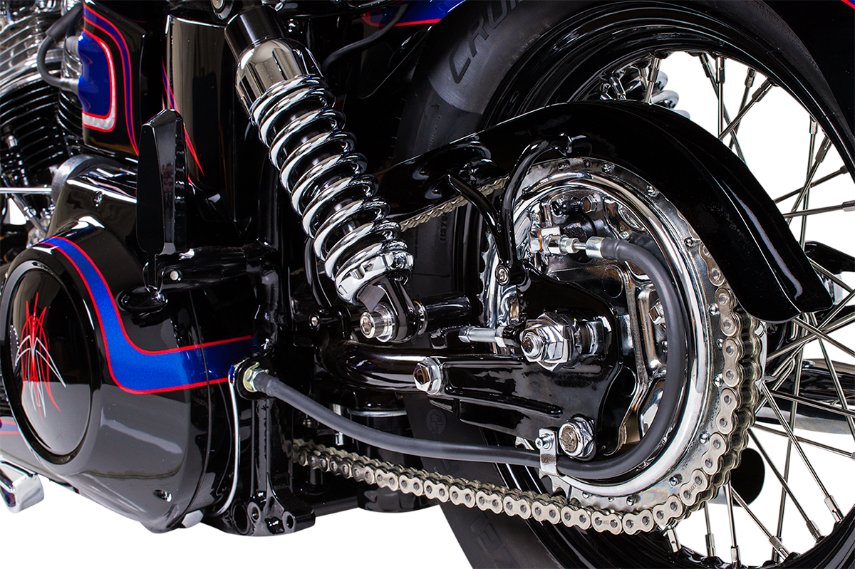 Juego de radios DRAG SPECIALTIES - Centro abatible - Delantero/Trasero - Acero inoxidable - 16" 16-0501SS-BC629