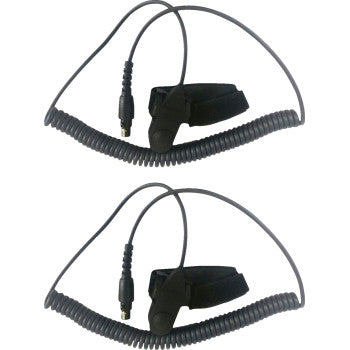 Kit de intercomunicador/radio y auriculares para casco NAVATLAS - 4 plazas - Negro NI2RIH4