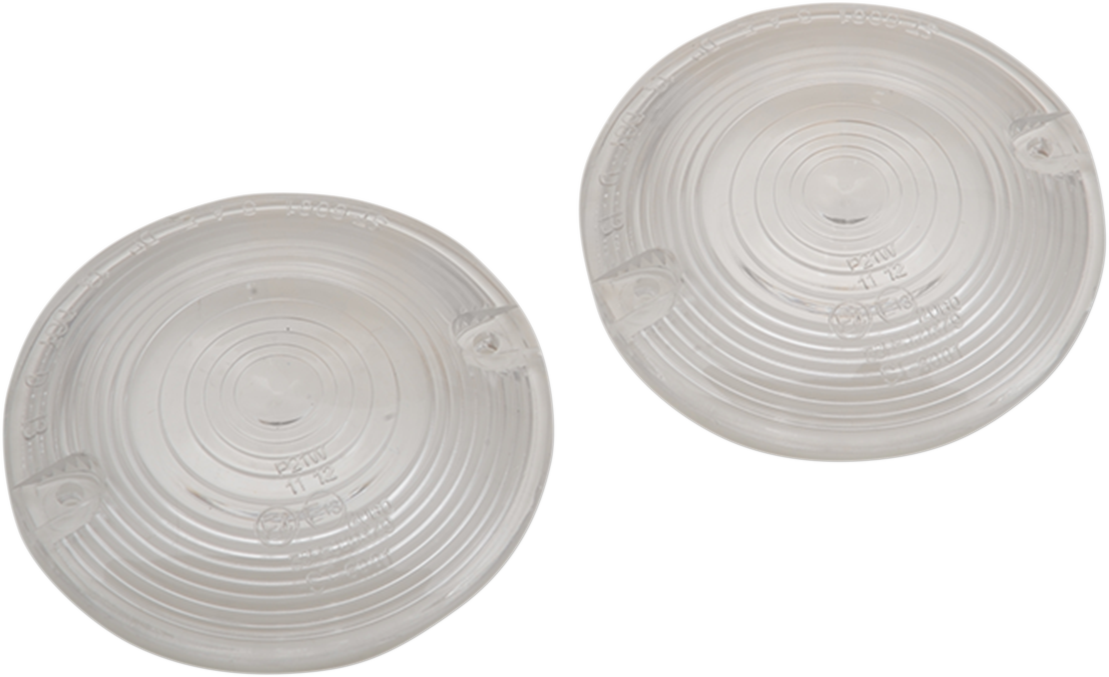 Lente de señal de giro DOT de DRAG SPECIALTIES - FLHT - Transparente 12-0203-CL2D