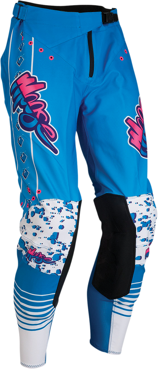 Pantalones Agroid MOOSE RACING - Azul/Rosa/Blanco - 28 2901-9240