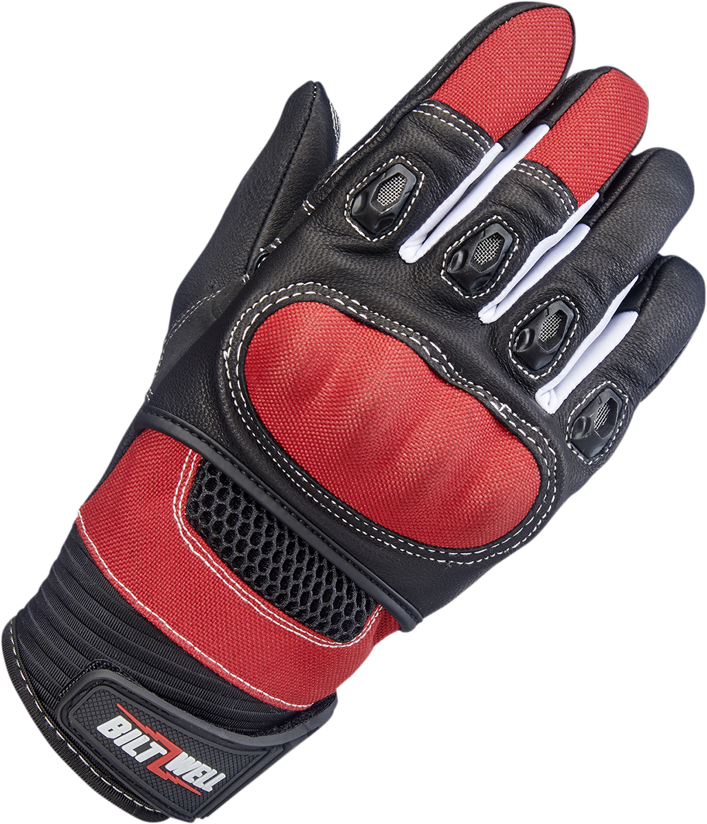 Guantes BILTWELL Bridgeport - Rojos - Grandes 1509-0801-304