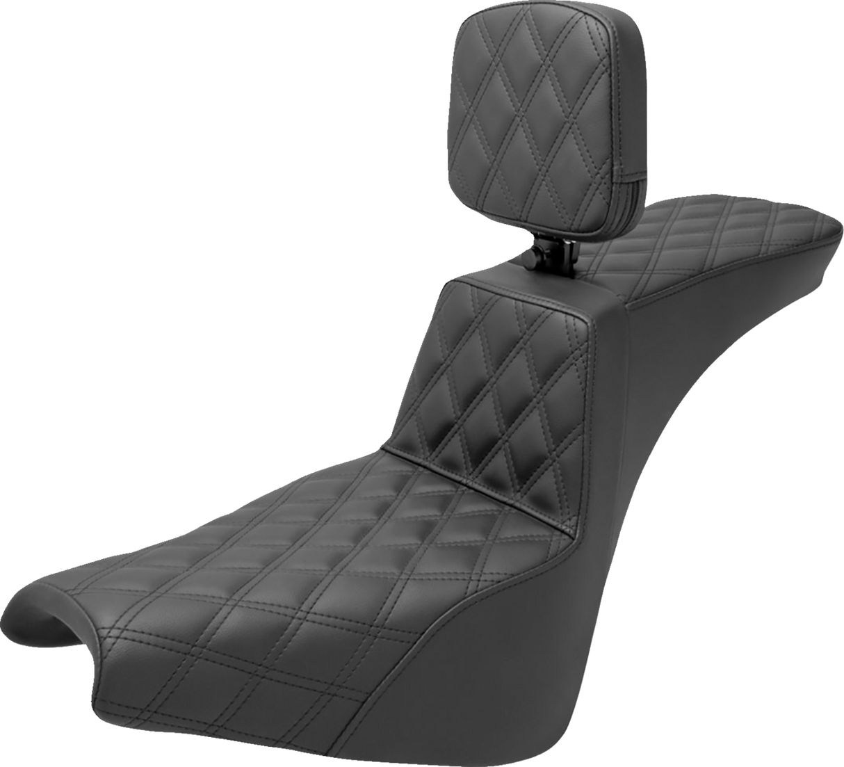 Asiento SADDLEMEN Tour Step Up - Respaldo para el piloto - Costura de celosía completa - FXBB/FXST '18-'22 818-30-195BR