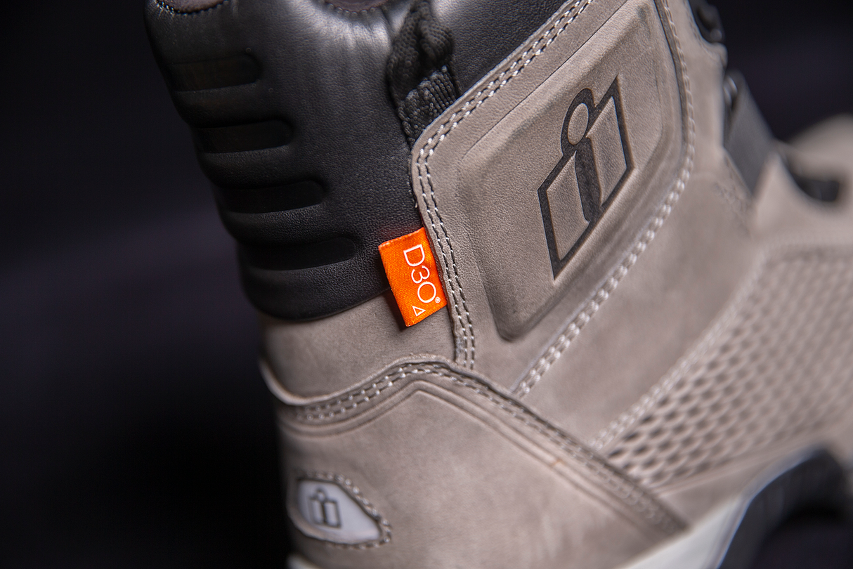 Botas ICON Stormhawk - Gris - Talla 11.5 3403-1181