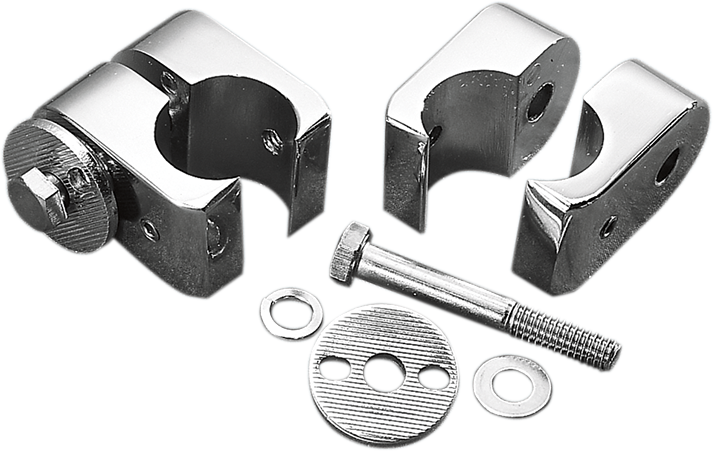 Abrazaderas universales para protección de motor DRAG SPECIALTIES - Cromadas - 1" 720218-SC2