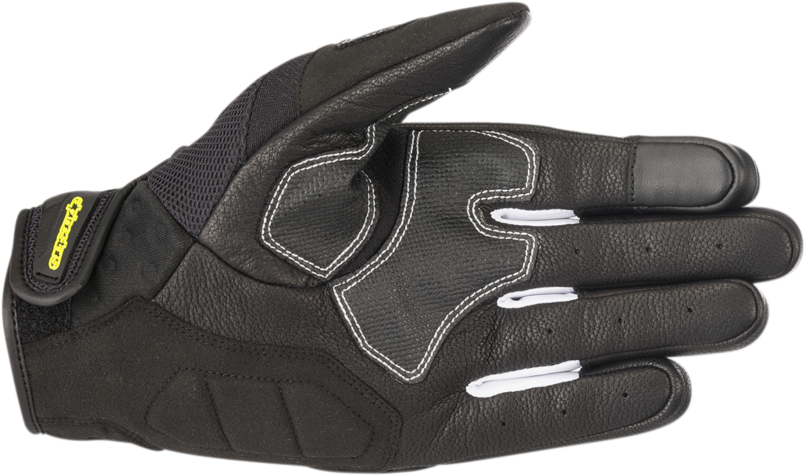 Guantes ALPINESTARS Crossland - Negro/Amarillo Fluo - Grandes 3566518-155-L