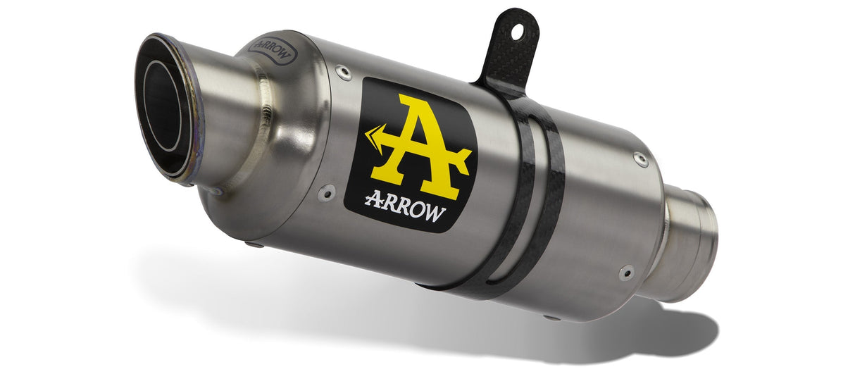 Arrow Bmw S 1000 R '17 Homologated Nichrom Dark Gp 2 Silencer With Welded Link Pipe For Original And Arrow Collectors 71539gpi