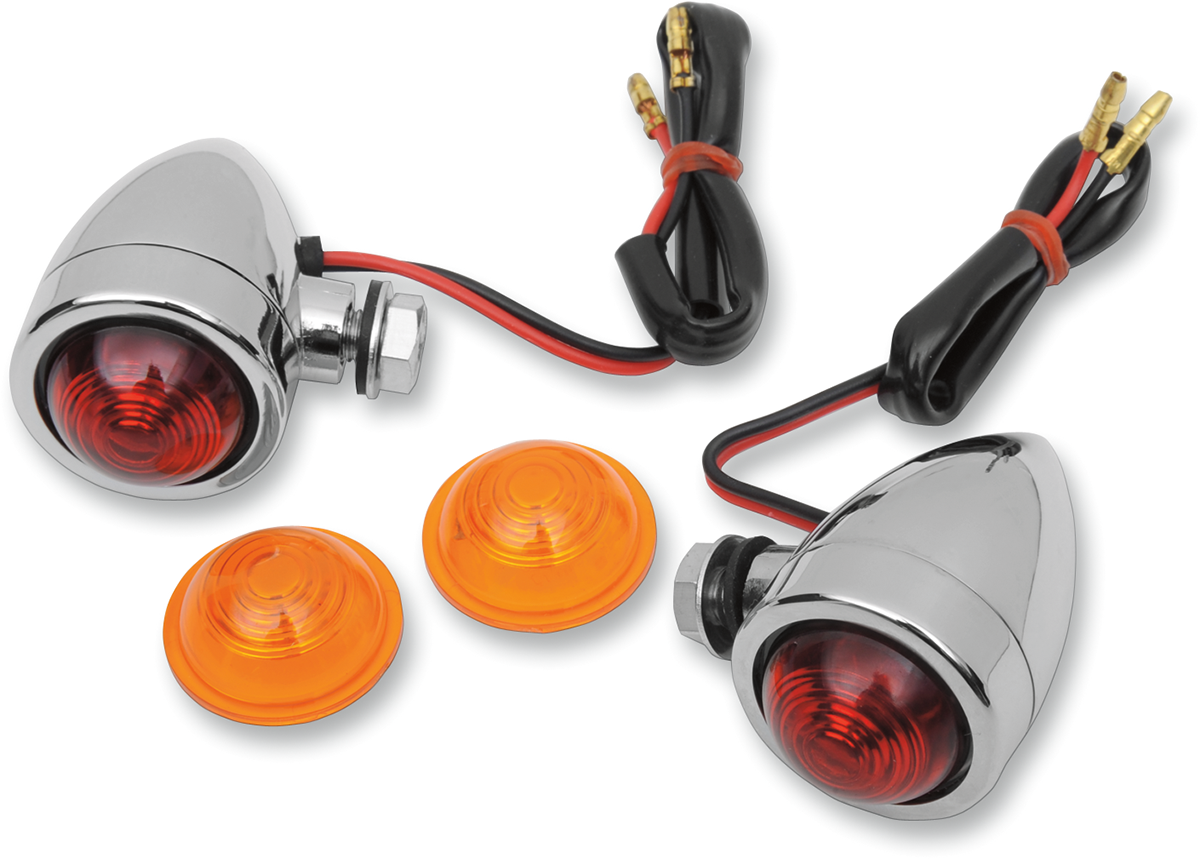 Kit de minifaro DRAG SPECIALTIES - Ámbar/Rojo 20-6592H