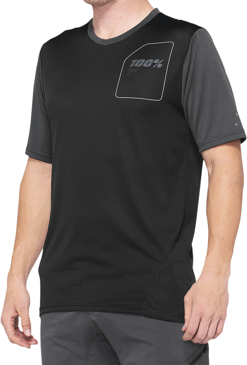 Maillot 100% Ridecamp - Carbón/Negro - Talla M 40027-00006