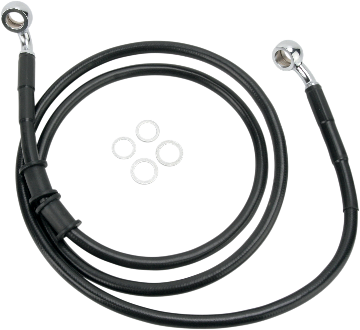 Línea de freno DRAG SPECIALTIES - Delantera (Superior) - Negra 660335BLK