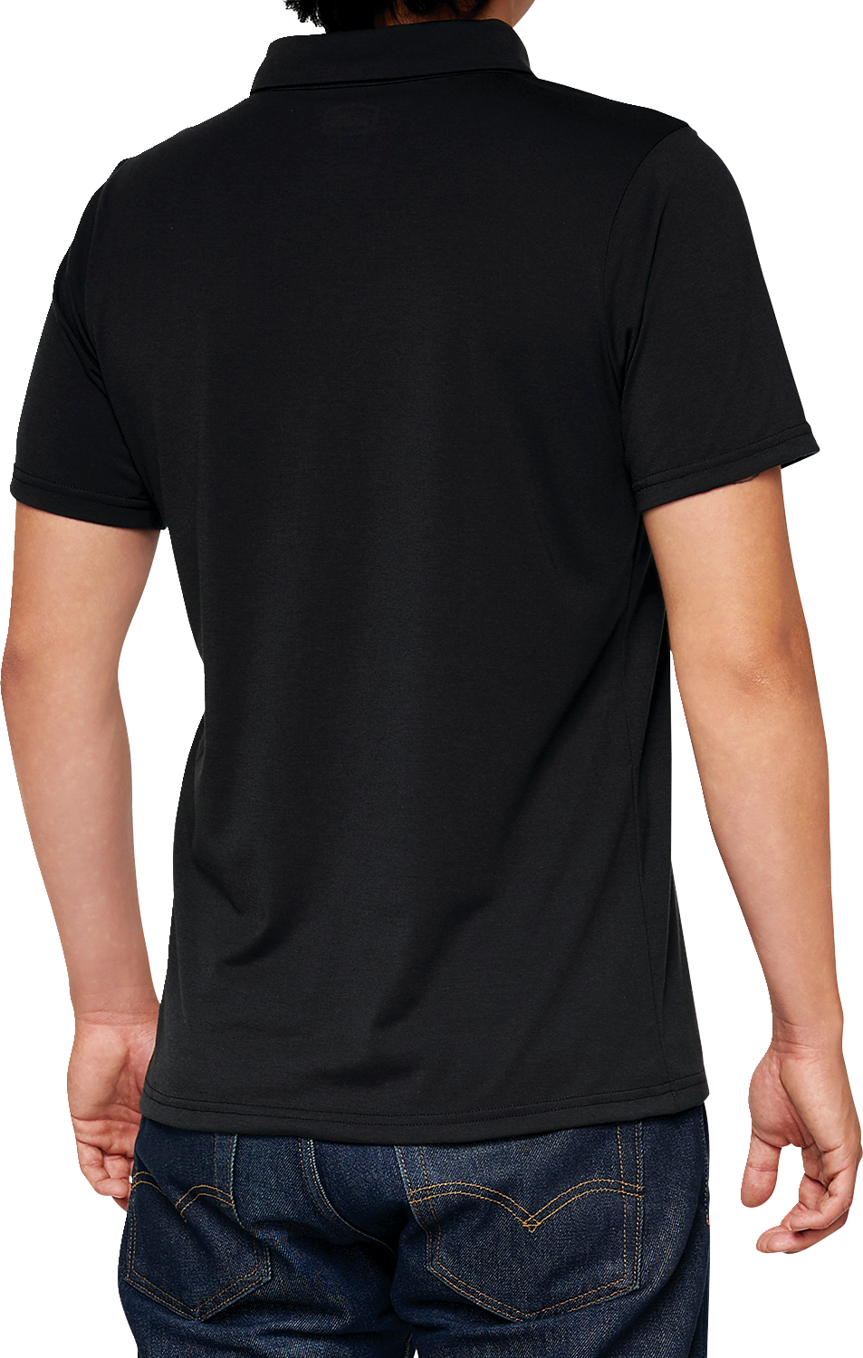 Polo 100% Corpo - Negro/Gris - Talla grande 35019-057-12
