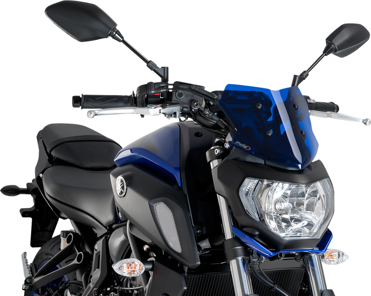 Cúpula deportiva Naked PUIG HI-TECH PARTS - Azul - Yamaha 9666A