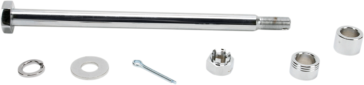 Kit de eje trasero DRAG SPECIALTIES - Cromado 16-0294-BC520