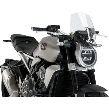 Cúpula deportiva PUIG HI-TECH PARTS Nueva Generación - 13-1/2" - Transparente - CB1000R Edición Negra 2021-2022 20862W