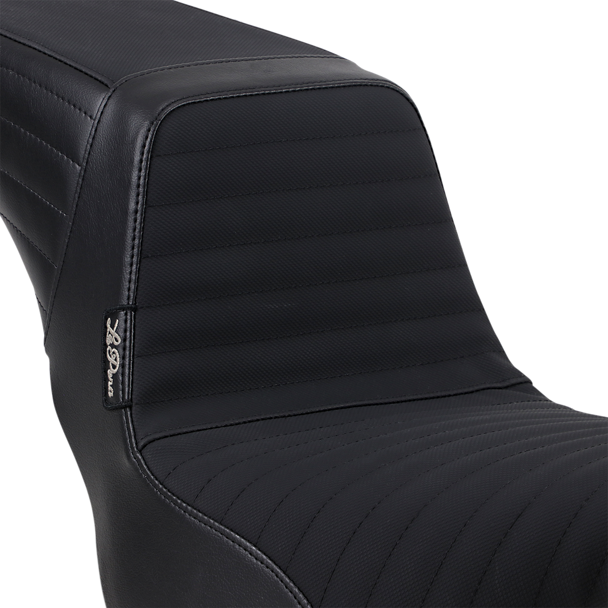 Asiento LE PERA Kickflip - Plisado con cinta de agarre - Negro - Softail '18-'21 LYB-590PTGP