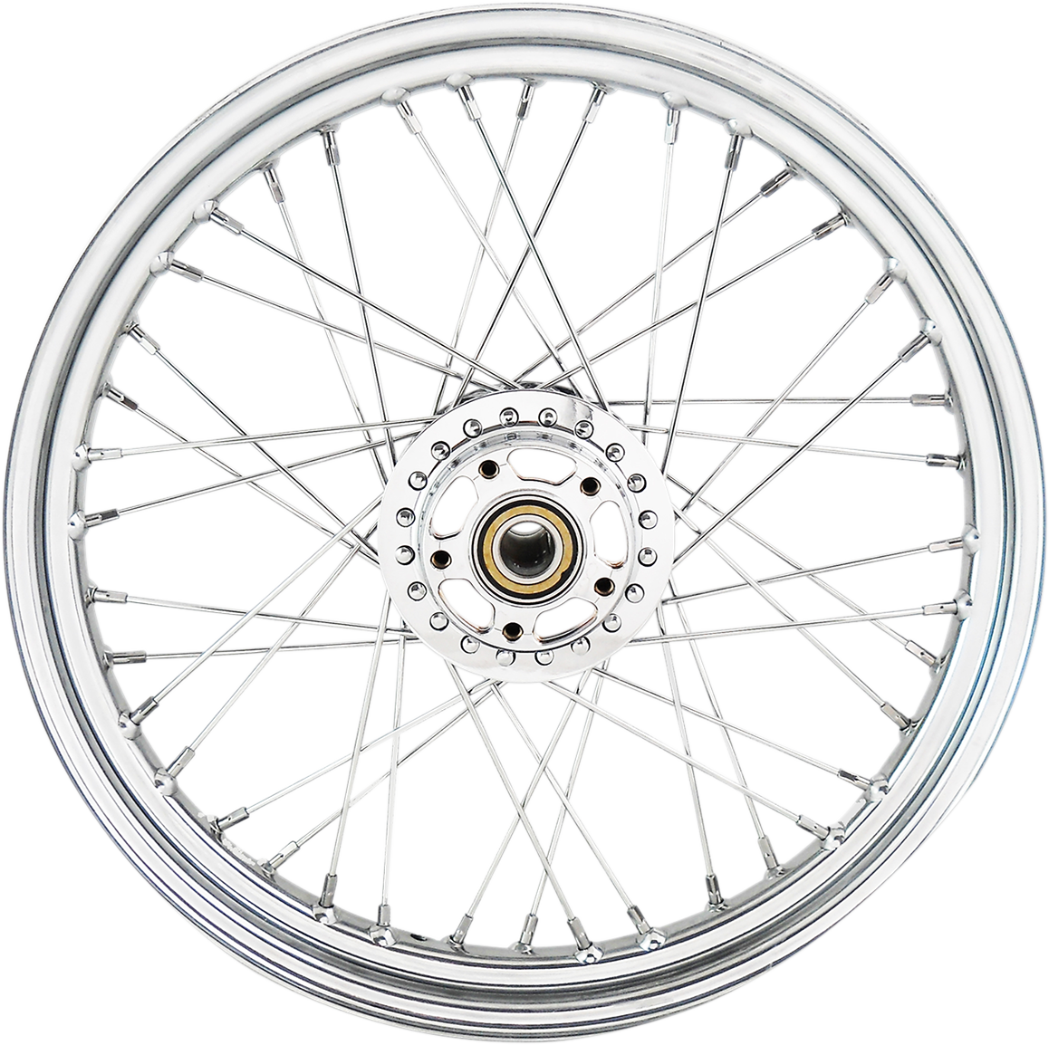 Rueda delantera DRAG SPECIALTIES - Doble disco/ABS - Cromada - 19" x 2,50" - '14+ 1200C/1200X DOBLE DISCO, SOLO XL1200C/X 64561