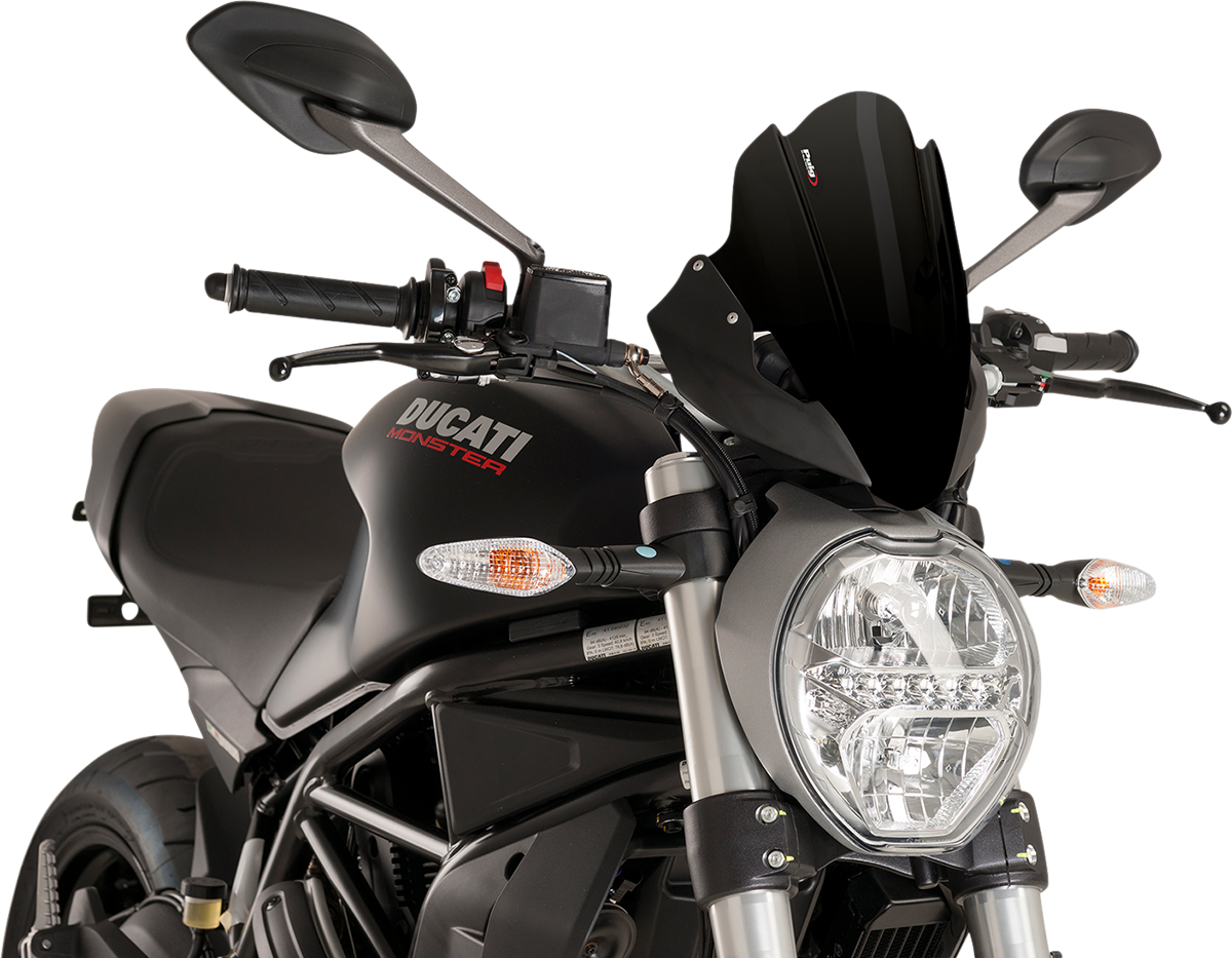 Cúpula PUIG HI-TECH PARTS Race - Negro - Tour - Ducati 8900N
