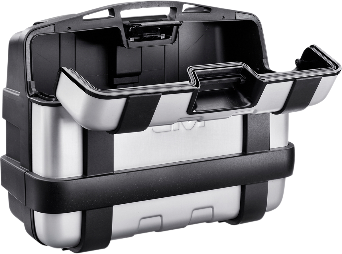 Baúl lateral o superior GIVI Trekker - Plateado - 33 litros TRK33PACK2A