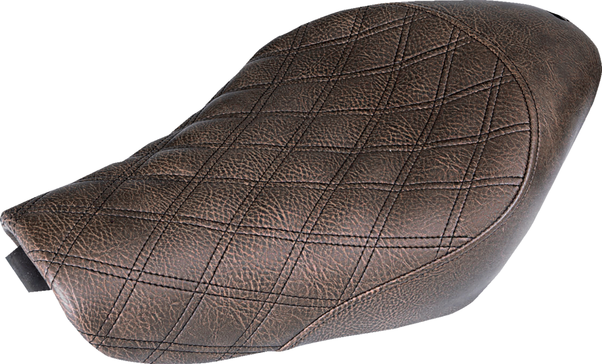Asiento individual SADDLEMEN Renegade - Costuras enrejadas - Marrón - XL 807-03-002BLS