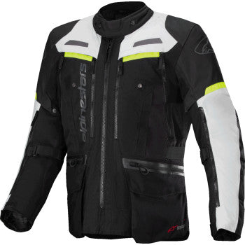 ALPINESTARS Bogota Pro Drystar® Jacket - Dark Black/Ice Gray/Yellow Fluo - 4XL 3207023-1381-4XL