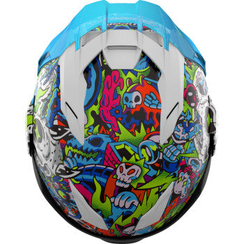 Casco ICON Ultraflite - Doodle 3 - MIPS® - Azul - Grande 0101-18064