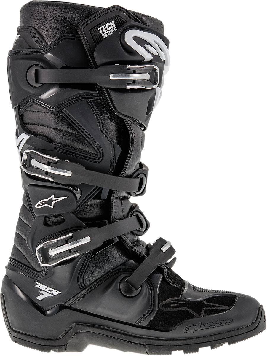 Botas de enduro ALPINESTARS Tech 7 - Negras - Talla 7 de EE. UU. 07/10/2012