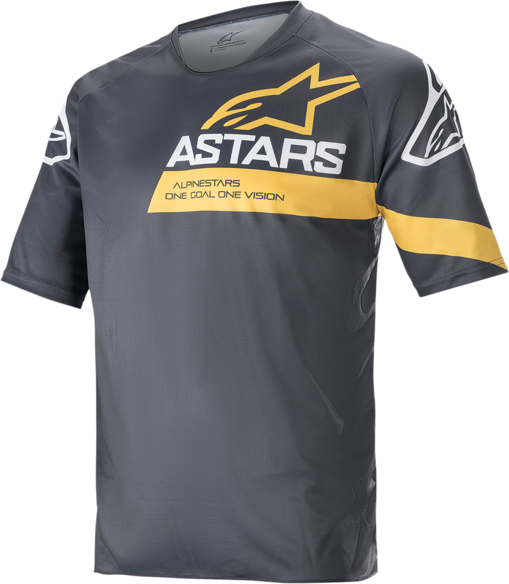 Camiseta ALPINESTARS Racer V3 - Gris/Amarillo - Talla pequeña 1762922-1619-SM