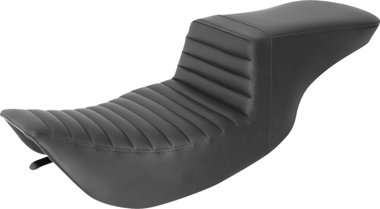 Asiento SADDLEMEN Step-Up - Delantero Tuck-n-Roll - Negro - FLH 897-06-191