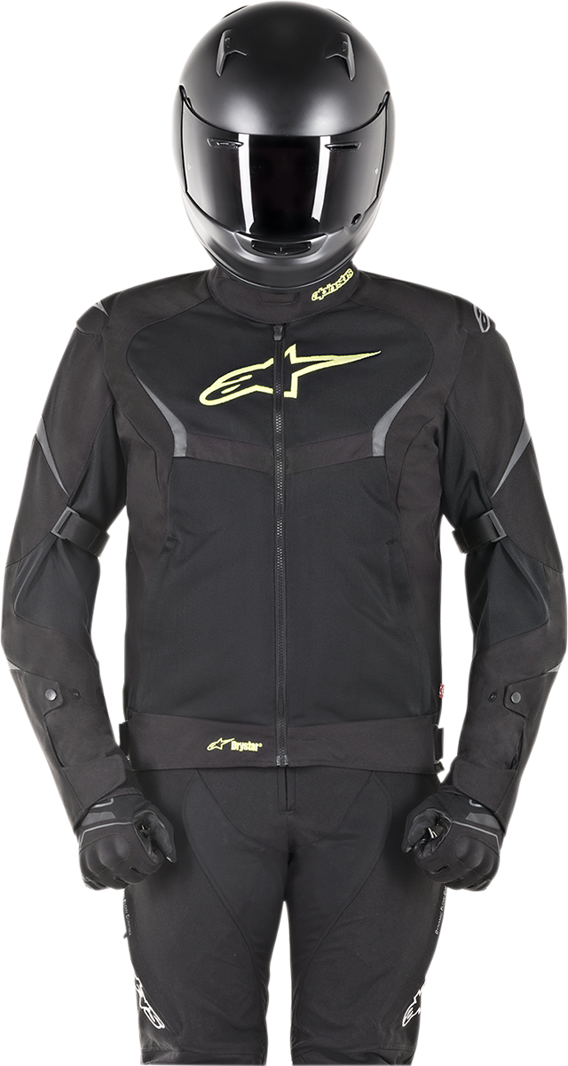 Chaqueta ALPINESTARS T-Core Drystar® - Negra/Amarillo - Talla pequeña 3201318-155-S
