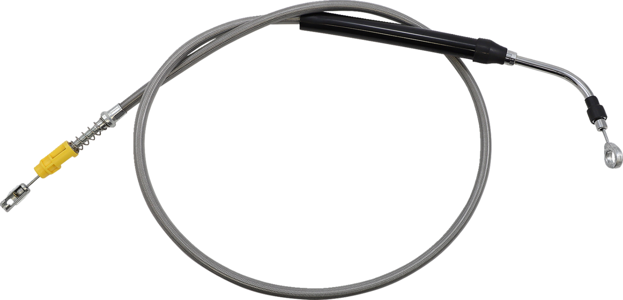 LA CHOPPERS Clutch Cable - 15" - 17" Ape Hanger Handlebars - Stainless Steel LA-8056C16