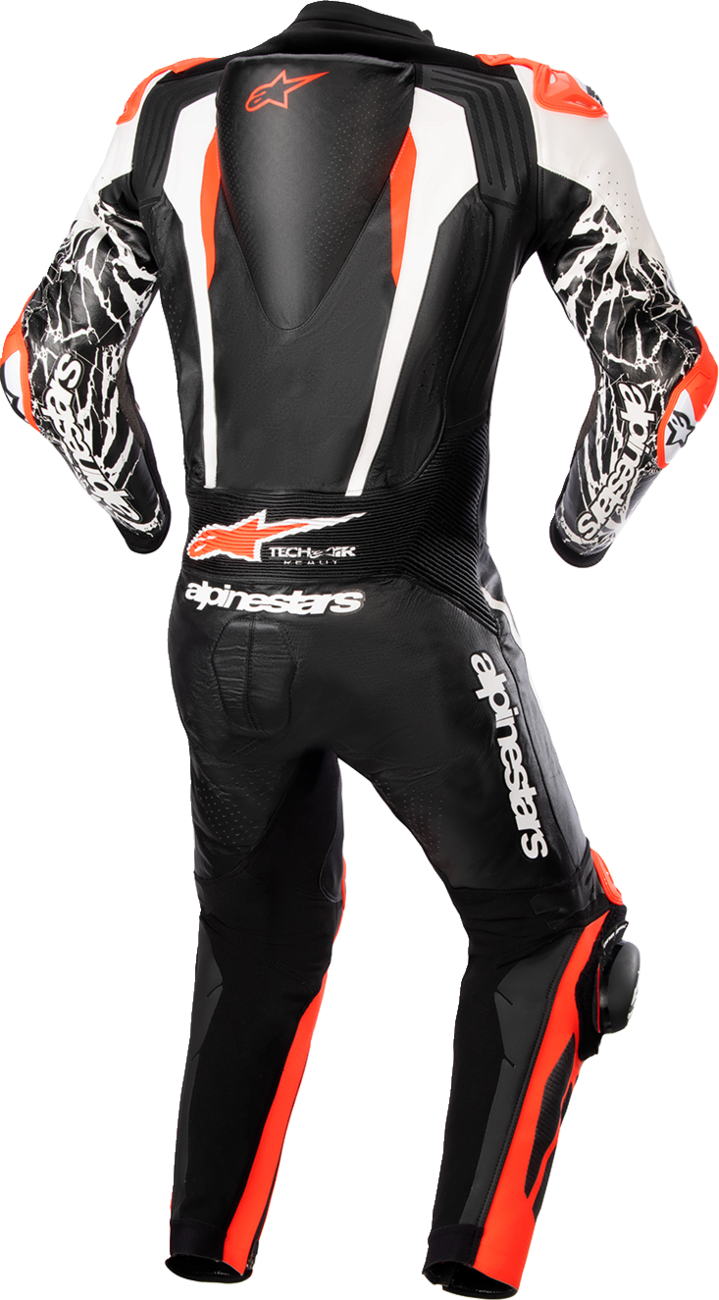 Mono de cuero ALPINESTARS Racing Absolute v2 - Negro/Blanco/Rojo - Talla 46 EE. UU. / 56 UE 3156323123156