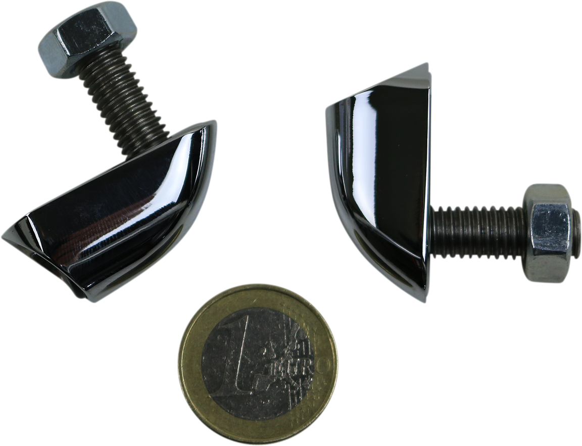 Luces intermitentes traseras tipo bala KODLIN MOTORCYCLE 3-1 - Lisas - Cromadas K68464