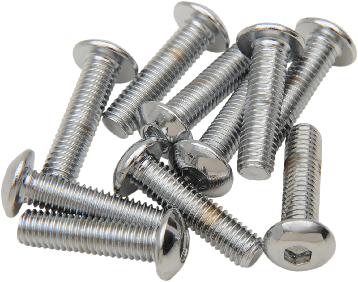 Pernos DRAG SPECIALTIES - Cabeza de botón - 10-32 x 3/4" MPB395