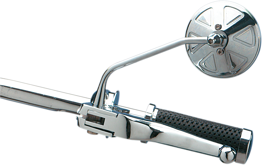 Espejo Stealth III de DRAG SPECIALTIES - Redondo 302154-BC4-LB16