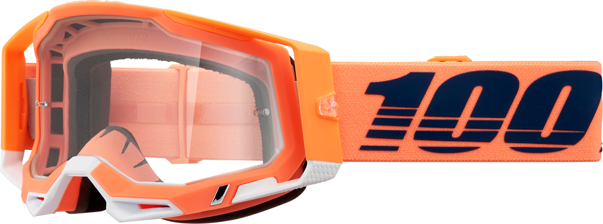 Gafas de natación 100% Racecraft 2 - Coral - Transparente 50009-00018