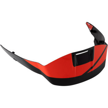 ALPINESTARS Supertech R10 Helmet Spoiler - Standard - Element - Black/Carbon/White/Red 8952124-1363