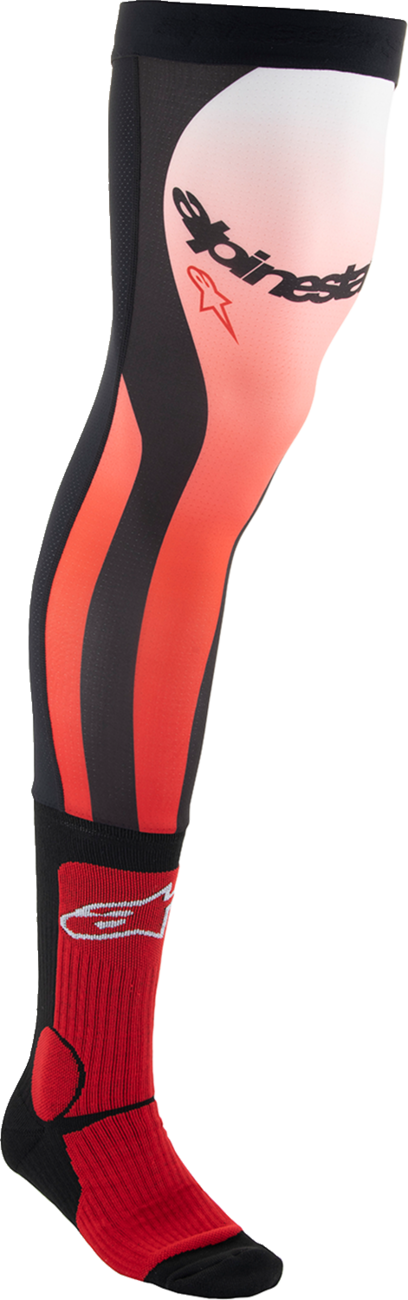 Calcetines ALPINESTARS para rodilleras - Negro/Rojo - Talla pequeña/mediana 4701324-3012-SM