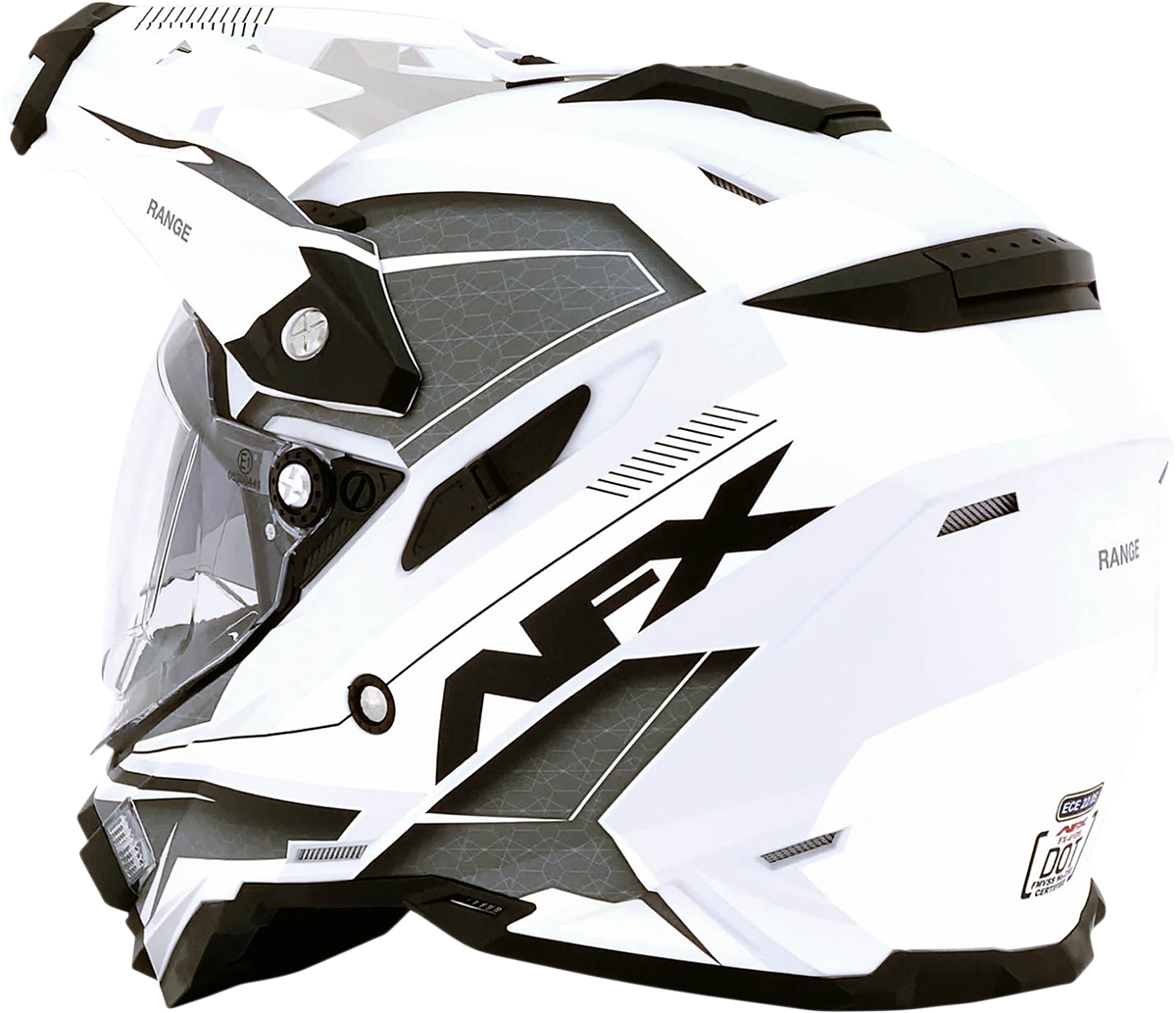 Casco de motocicleta AFX FX-41 - Gama - Blanco mate - Talla pequeña 0140-0076