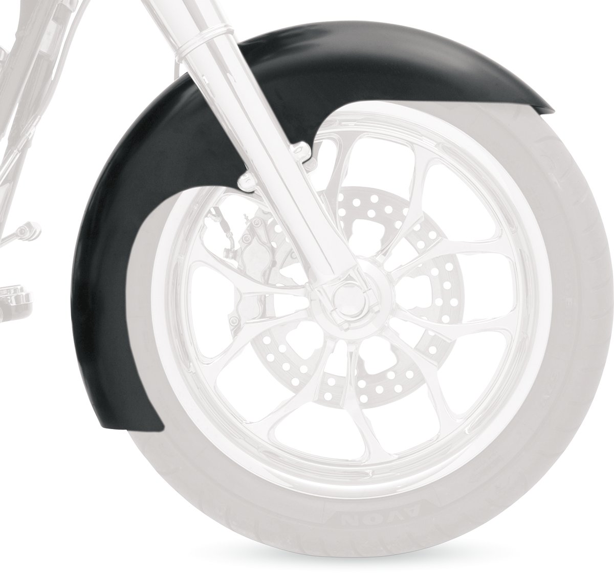 Kit de guardabarros nivelado KLOCK WERKS - Acero - Negro - 16"-19" KWF-01-0112