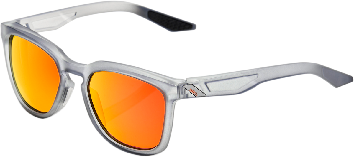 Gafas de sol 100% Hudson - Gris cristal - Espejo rojo 61028-255-43
