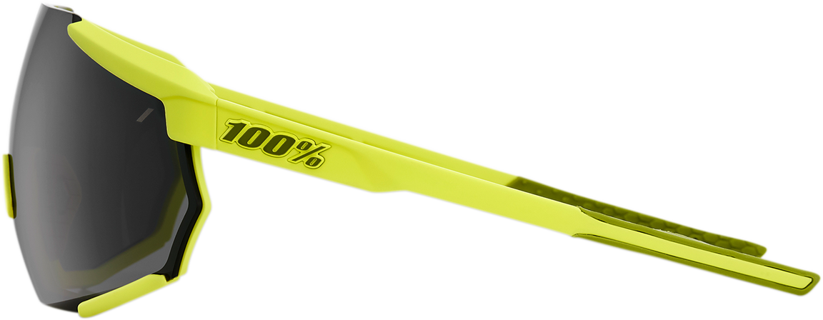 Gafas de sol 100% Racetrap - Amarillo - Lente de espejo negra 61037-004-61