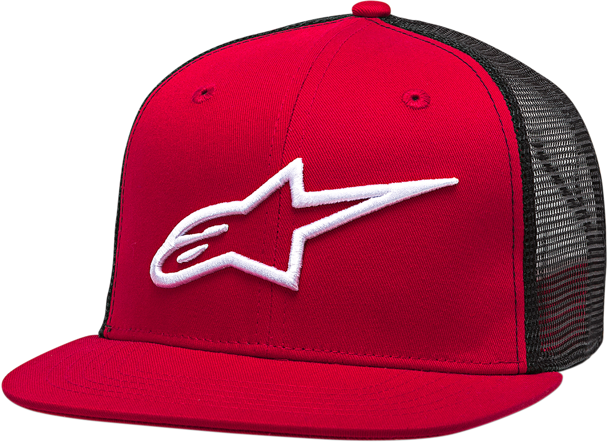 Gorra de camionero ALPINESTARS Corp - Roja/Negra - Talla única 1025810033010OS