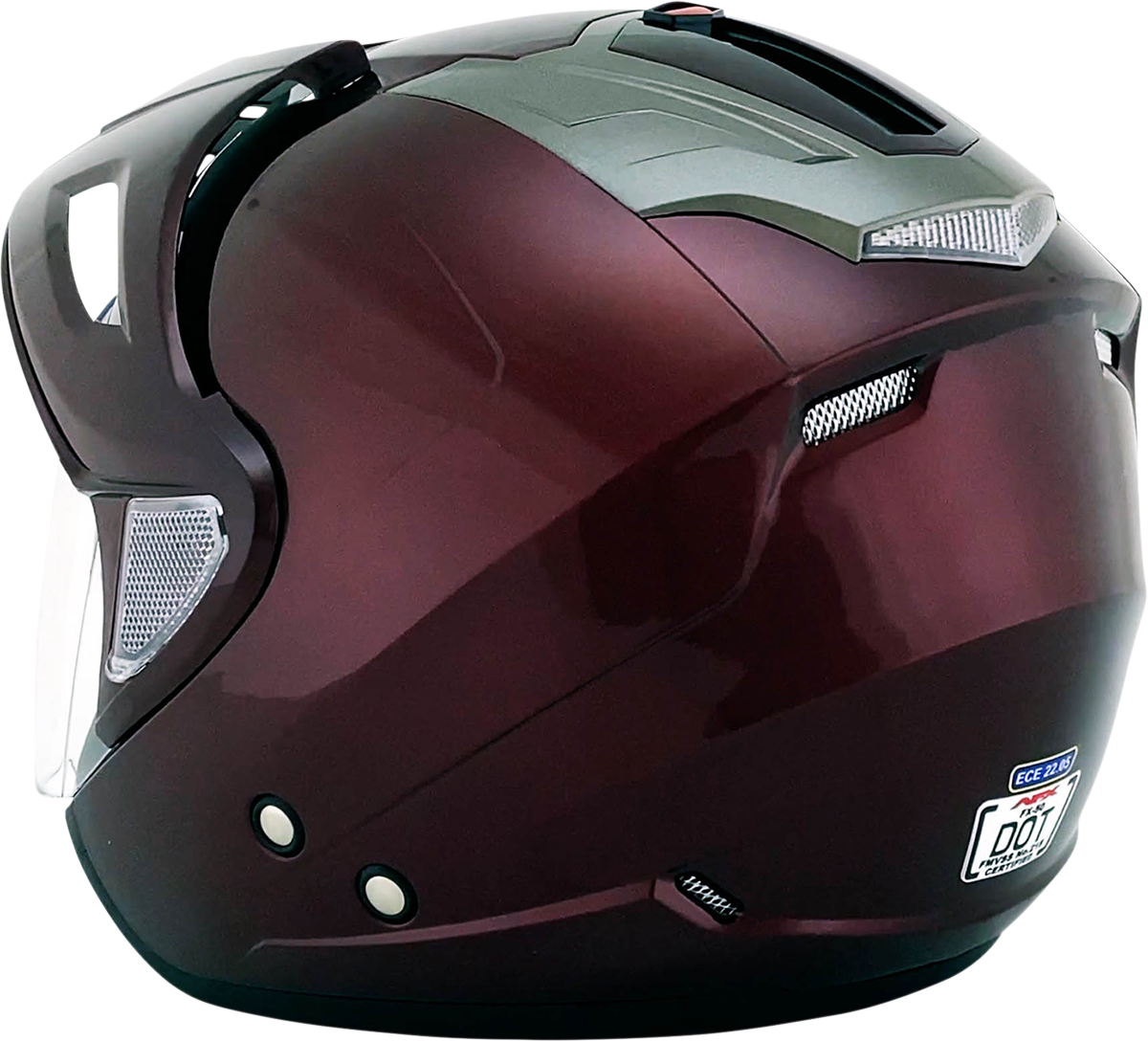 Casco de motocicleta AFX FX-50 - Vino - Mediano 0104-1389