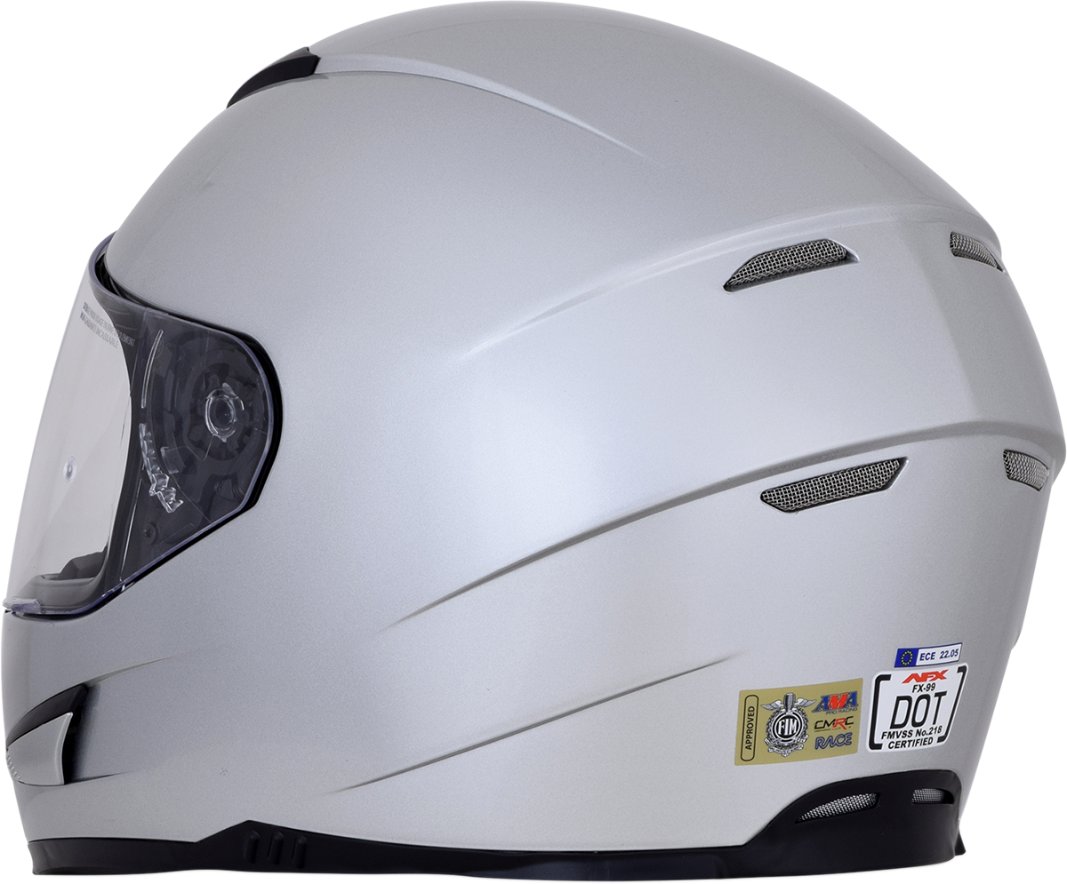 Casco de moto AFX FX-99 - Plateado - 2XL 0101-11071