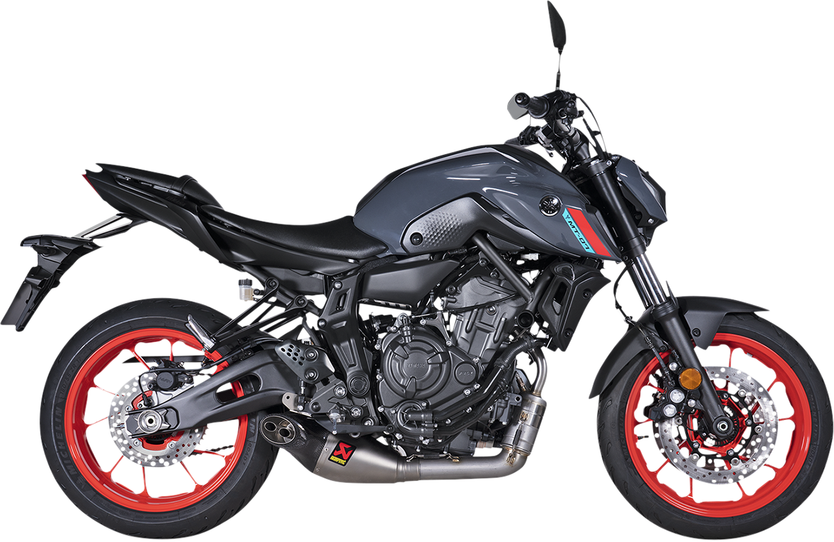 Sistema de escape AKRAPOVIC Racing Line MT-07 / XSR 700 2021-2023 S-Y7R8-HEGEHT 1810-2769